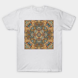 Arabic ornate square pattern T-Shirt